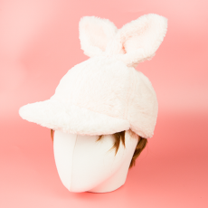 토끼귀 스냅백 (화이트/핑크/그레이)