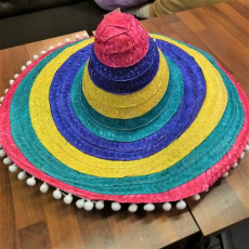 칼라 멕시칸 모자